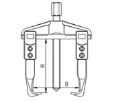 İzeltaş 7020 Standart Çektirme Üç Kollu 52x20 - 2