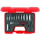 İzeltaş 1107 Derin Lokma Anahtar Takımı 1/4'' 14 Parça - 1