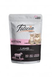 Felicia Jöle İçinde Kuzu Etli Taurinli Tahılsız Yavru Kedi Konservesi 85gr - 1