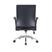 Herkese Mobilya Berroni Siyah Deri Krom Çalışma Koltuğu Ofis Koltuğu thumbnail 5