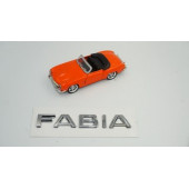 Skoda Fabia 2013+ Yeni Nesil Bagaj Krom ABS 3M 3D Yazı Logo Amblem thumbnail 2