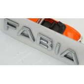 Skoda Fabia 2013+ Yeni Nesil Bagaj Krom ABS 3M 3D Yazı Logo Amblem thumbnail 5