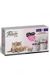 Felicia Yavru Kedi Başlangıç Seti ve Yavru Kedi Maması 500gr + 500gr - 1
