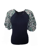 Pink Dream Fashion Kadın Penye Bluz P-02091 thumbnail 9