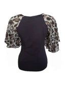 Pink Dream Fashion Kadın Penye Bluz P-02091 thumbnail 6