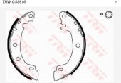 FREN BALATASI ARKA RENAULT MEGANE I 1995 - 2003 PABUÇLU - TRW-GS8616 - 1