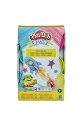Play-Doh Elastik 4 Lü Oyun Hamuru Elastik - 1