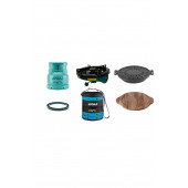 Aygaz Mini Ocak(ÇAKMAKSIZ) Pratik Barbekü Barb. Altlık Çanta Altlık Mini Tüp YENİ OCAK BARB. SET - 1