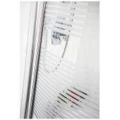 Çizilmez Cam Kumlama Dekoratif Çizgili Cam Folyosu 50 Cm X 6 Metre - 2