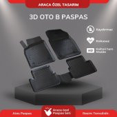 Opel Corsa E Paspas 3D Havuzlu 2015 2019 B Paspas - 2