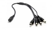 DC 5.5x2.5 mm 1 Erkek - 4 Dişi Adaptör Ucu Çoklayıcı - 1