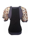 Pink Dream Fashion Kadın Penye Bluz P-01195 thumbnail 8