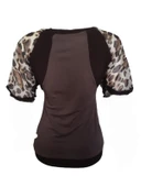 Pink Dream Fashion Kadın Penye Bluz P-01195 thumbnail 4