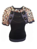 Pink Dream Fashion Kadın Penye Bluz P-01195 thumbnail 7