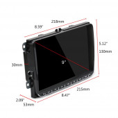 9inch 2gb Ram 32gb Rom Android 12 Volkswagen Grubu için Orjinal OEM Multimedya - 2