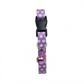 Dalis Desenli Kedi Boyun Tasması 22-30 cm Lila - 2