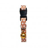 Dalis Desenli Kedi Boyun Tasması 22-30 cm Turuncu - 2