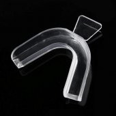 Diş Gıcırdatma Gece Plağı Ağızlık Diş Koruyucu Diş Sıkma Bruksizm Silikon Uyku Diş - 3