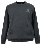 Erkek Büyük Beden Battal Boy Sweatshirt Kanguru Cep 3 İplik - 2