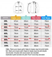 Erkek Büyük Beden Battal Boy Sweatshirt Kanguru Cep 3 İplik - 8