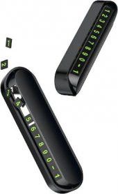 Araç İçi Park Telefon Numarası Fosforlu Numaratör Oto Cam Kartı Açılır Kapanır Numaratör - 6