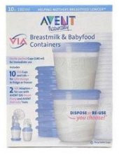 Avent Via Anne Sütü Kaplari (10 Adet) (8710103701330) - 2