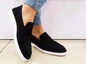 Hakiki Deri Süet  Erkek Günlük Ayakkabı Loafer Ayakkabı - 1