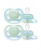 Philips Avent Ultra Air Night Karanlıkta Parlar Gece Emziği 0-6 ay Erkek - 2