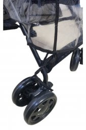 Baston Bebek Arabası Yağmurluğu, Ciftyon Yağmurluk, Puset Yağmurluğu, Bağcıklı Kokusuz Yağmurluk - 4
