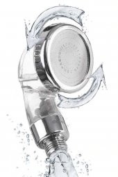 2 In 1 Spiral Hortumlu Ayarlanabilir Hareketli Banyo Mutfak Lavabo Musluk Duş Başlığı - 6