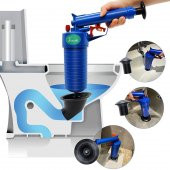Air Blaster Çok Amaçlı Hava Basınçlı Gider Açıcı Tuvalet Lavabo Pompası Lavabo Açıcı - 5
