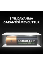 Duracell Şarj Edilebilir AA 1300 mAh Piller 2 Li Paket - 7