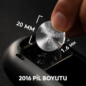 Duracell Özel 2016 Lityum Düğme Pil 3V 2’li paket - 7