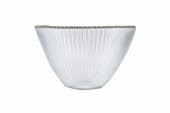 Porland Moon Gümüş Kase 22cm 2li - 2