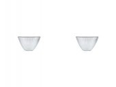 Porland Moon Gümüş Kase 15cm 2li - 1