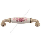 Sude Porselen Kulp Saten Pembe Çiçekli 96mm (2 Adet) - 1