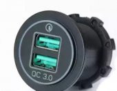 12-24 Volt Araç/Tekne/Motorsiklet için ( Quick ) HIZLI ŞARJ Yeşil Renk - 1