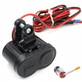 Motosiklet Çakmaklık / USB Şarj Çakmak Soketi 12V Su Geçirmez - 1