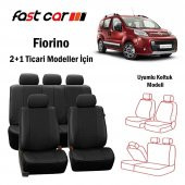 Fiorino Oto Koltuk Kılıfı Arka Koltuklar 2+1 Model - 1