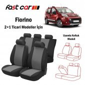 Fiorino Oto Koltuk Kılıfı Arka Koltuklar 2+1 Model - 2
