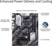 ASUS PRIME B550-PLUS AMD B550 AM4 DDR4 4400 DP Anakart- Outlet - 3