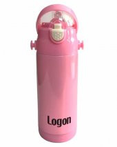 Logon Çelik Pipetli Matara Pembe 350 ml LGL340 - 2