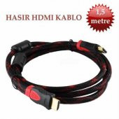1.5 Metre Hasır Hdmi Kablo 1.4 V Destekl - 1