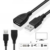 5 Metre Usb Uzatma Kablosu Usb 2.0 Dişi Erkek Uzatma Kablosu Altı - 1