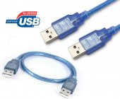 Usb Erkek Erkek Kısa Usb Kablo Iki Ucu Erkek Usb Kablo Uzatma - 1