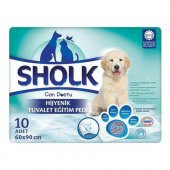 Sholk Köpek Çiş Eğitim Pedi 90 x 60 cm 10lu Paket - 1