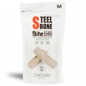 Steel Bone Dental Tavuklu Diş Kemiği Medium 99gr 3 adet - 1