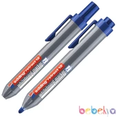 Edding BASMALI Silinebilir Beyaz Tahta Kalemi Edding 366 MAVİ Flipchart Kalemi Sunum Kalemi - 1