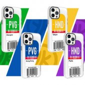 Apple iPhone 13 Pro Kılıf First Class Uçak Bileti 3D Dizayn Any Time Serisi Kapak - 9