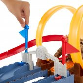 Orjinal Hot Wheels Mario Kart Bowser'ın Kalesinde Kaos Pist Yarış Seti GNM22 - 2